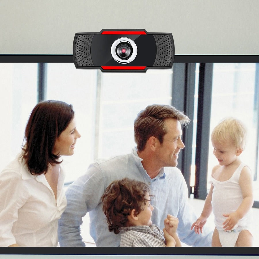 Webcam Adesso CyberTrack CyberTrack H3 - 1,3 Mégapixel - 30 ips - Noir, Rouge - USB 2.0
