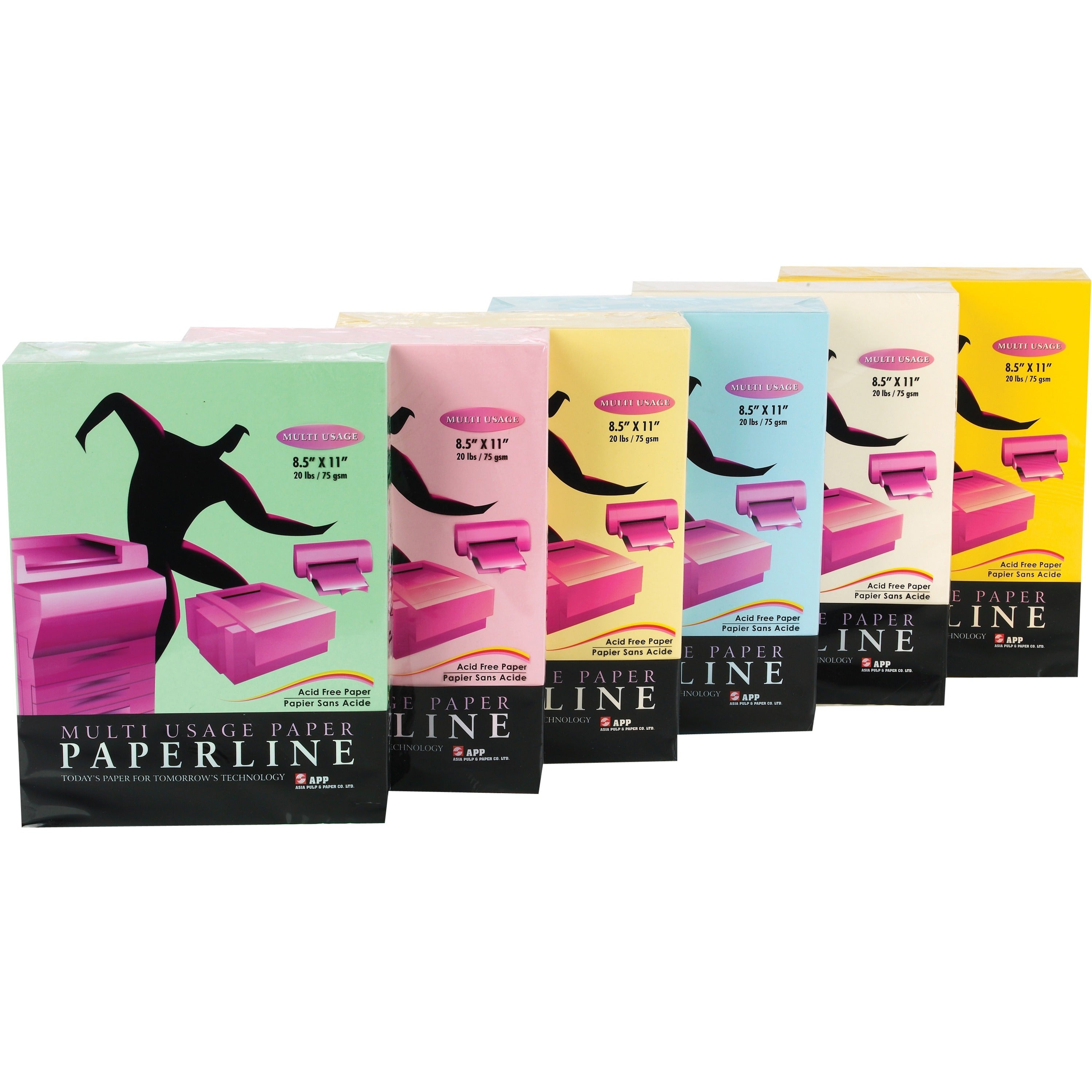Paperline Colored Paper 8.5x14 20lb 500/pk, Ivory