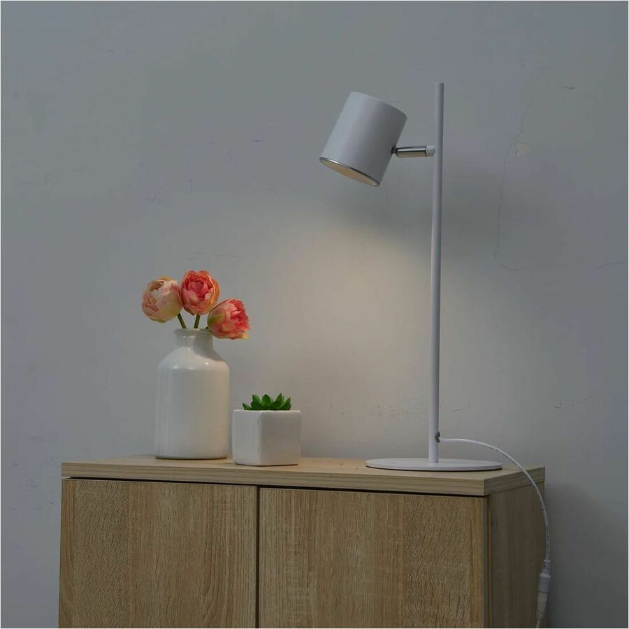 DAC® Metal LED Desk Lamp with 340° Rotating Head, White