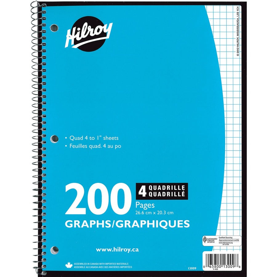 Hilroy Spiral Notebook - HLR13009