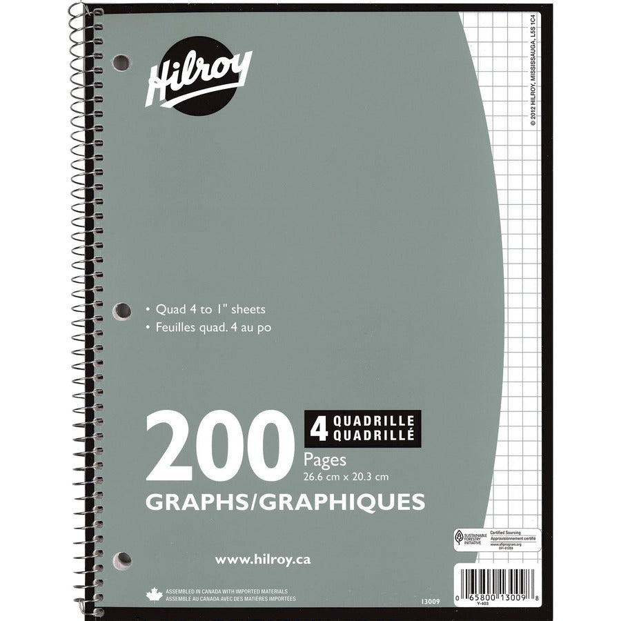 Hilroy Spiral Notebook - HLR13009