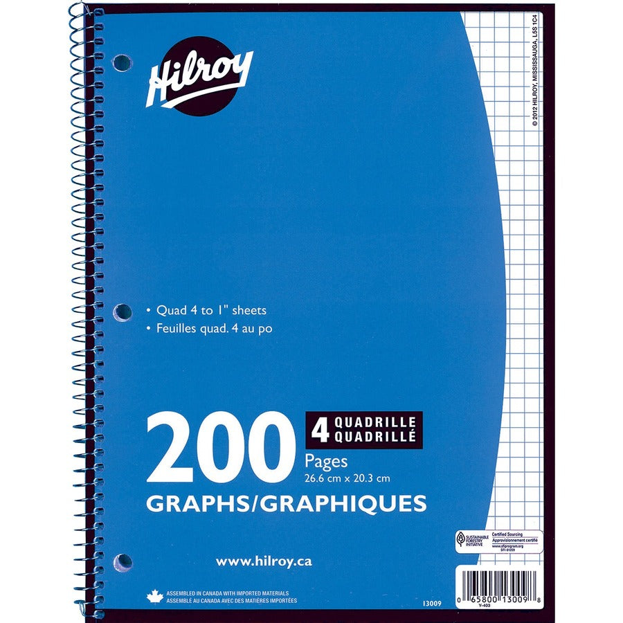 Hilroy Spiral Notebook - HLR13009