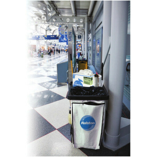 Inteplast 2800 Series Industrial Garbage Bags — 24" x 22" High Density, Black, 1000/Box