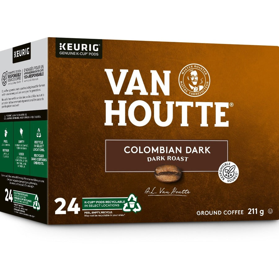 Van Houtte Dark Colombian K-Cup Coffee — Dark Roast, 24 Pods