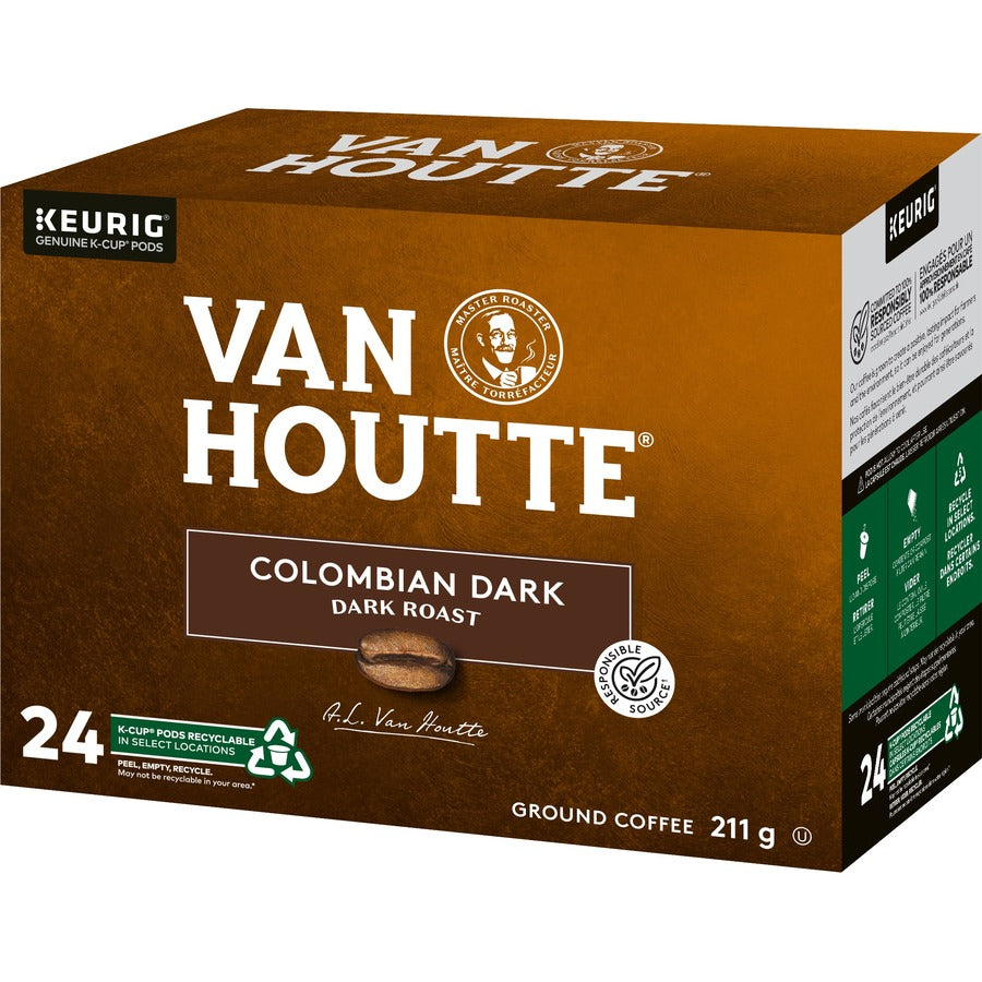Van Houtte Dark Colombian K-Cup Coffee — Dark Roast, 24 Pods