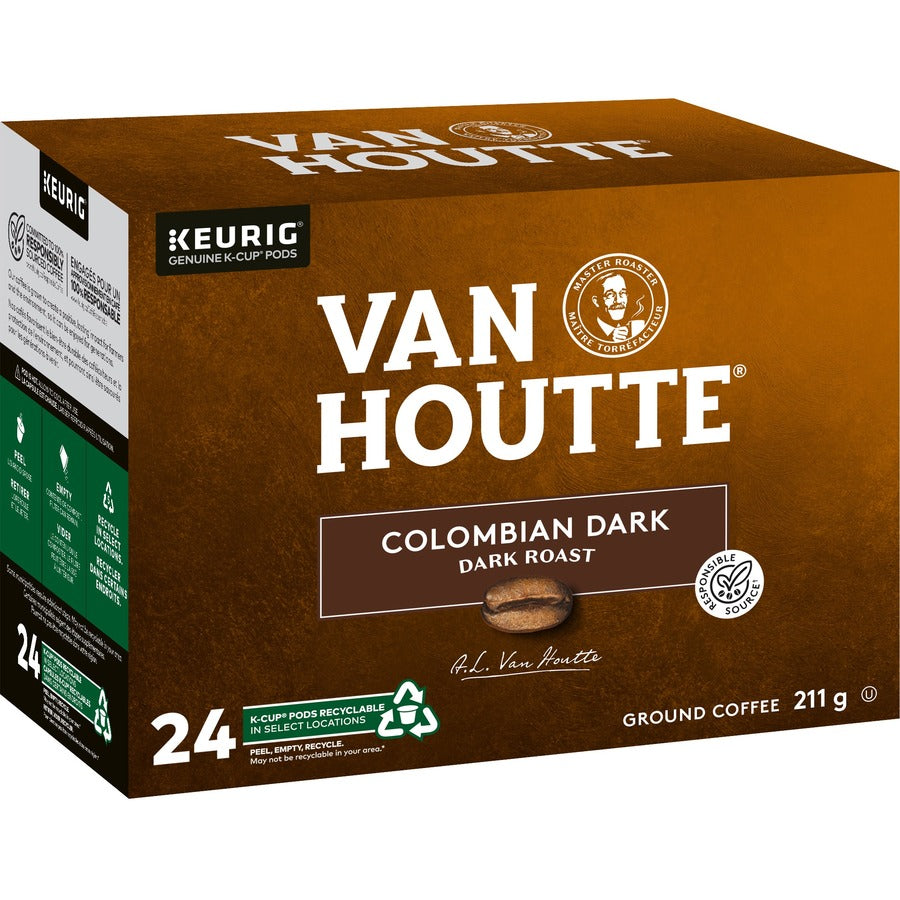 Van Houtte Dark Colombian K-Cup Coffee — Dark Roast, 24 Pods