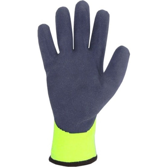 Iceberg Hi-Viz Latex-Coated Thermal Gloves — Extra Large, 6 Pairs