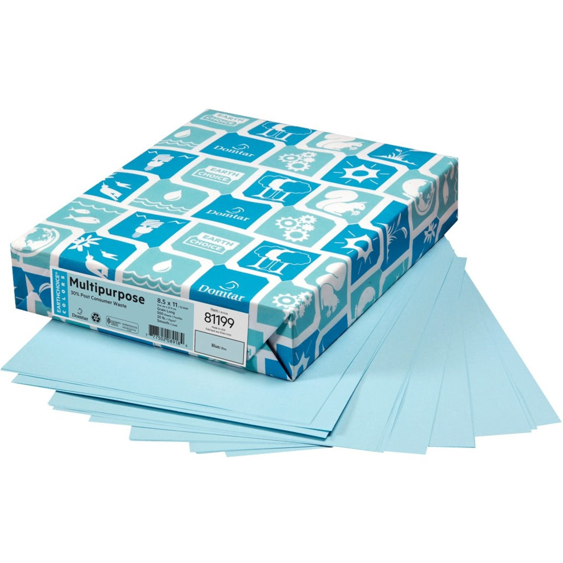 Domtar EarthChoice® Papier de couleur polyvalent 1,0 mm