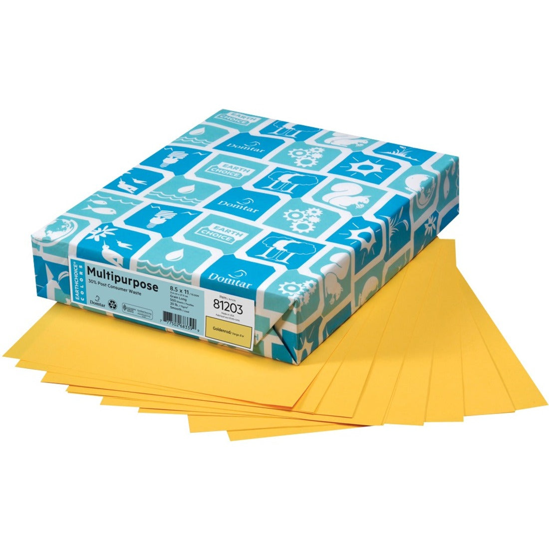 Domtar EarthChoice® Papier de couleur polyvalent 1,0 mm