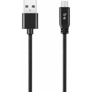 Blu Element Braided Charge/Sync Micro USB Cable 4ft Black