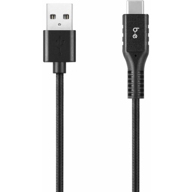 Blu Element Braided Charge/Sync USB-C Cable 4ft Black