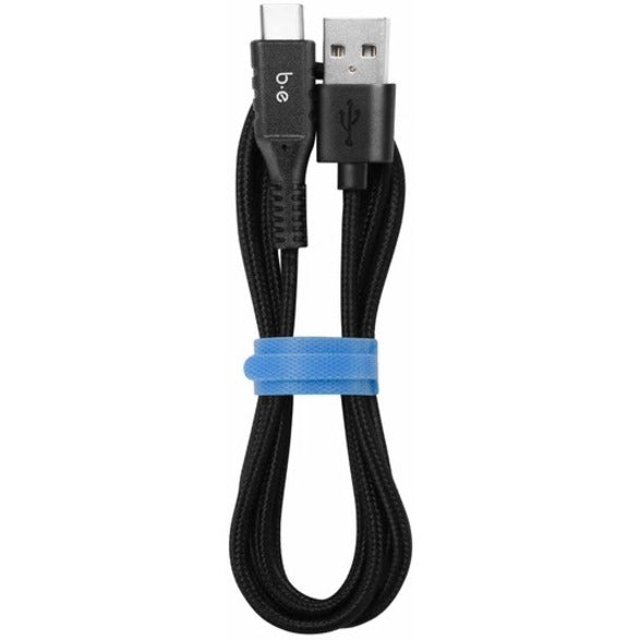 Blu Element Braided Charge/Sync USB-C Cable 4ft Black