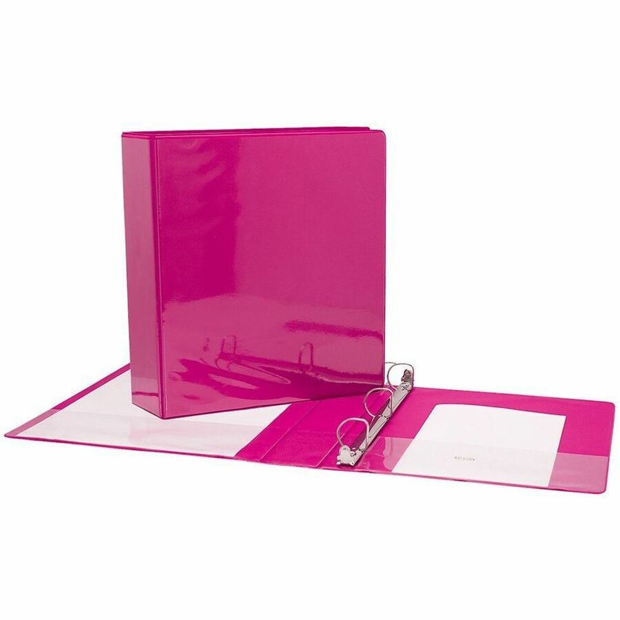 GEO View 1.5" D-Ring Presentation Binder - Pink