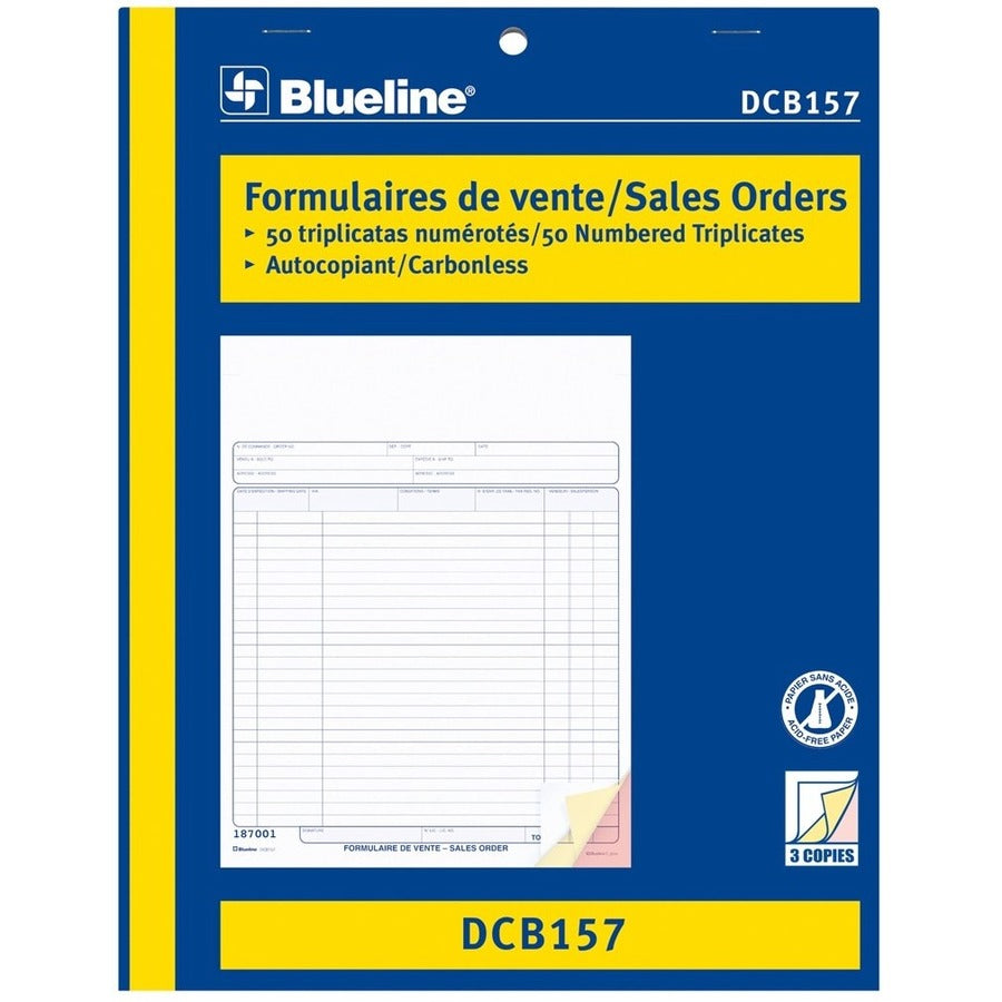 Blueline Sales Orders Book (Model 2)