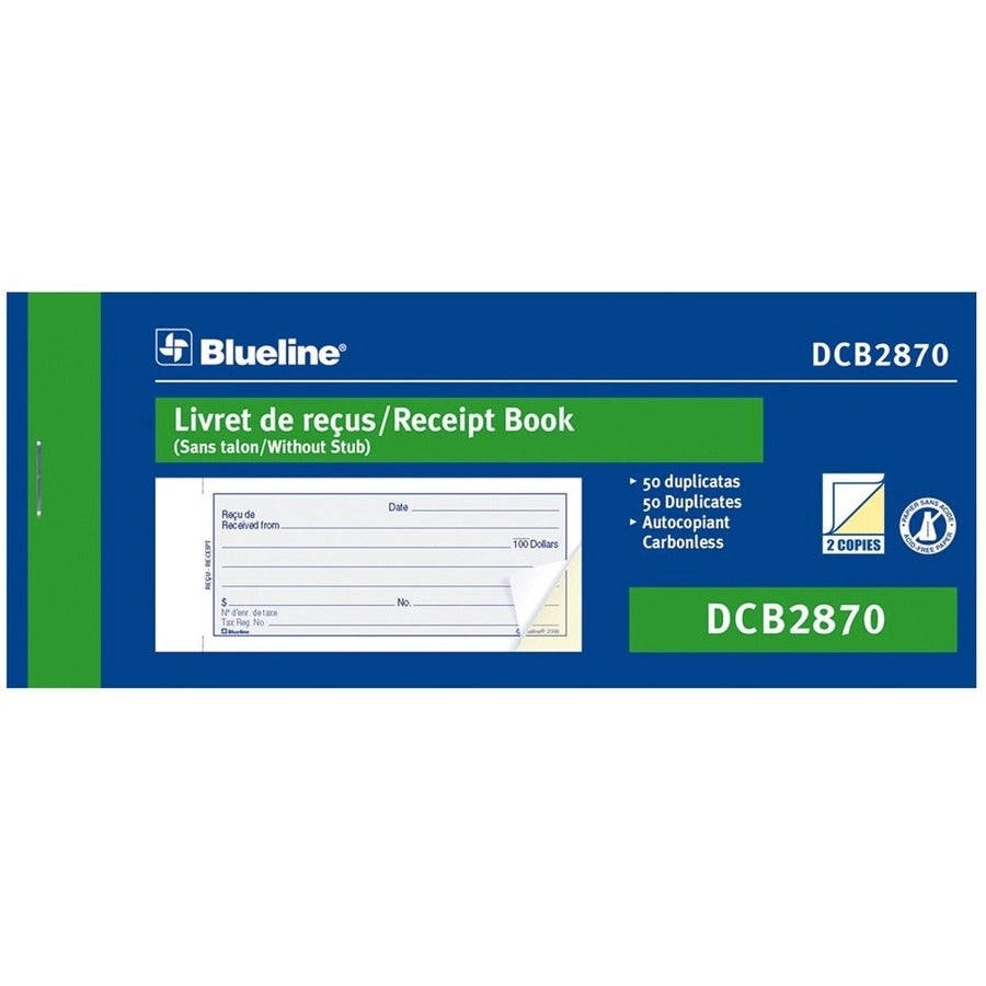 Blueline Receipt Book - BLIDCB2870