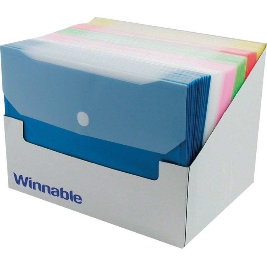 Winnable Document Envelope — Letter, Clear Frosted