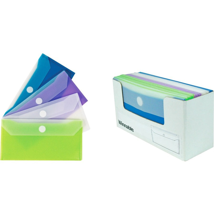 Winnable Document Envelope — Letter, Clear Frosted