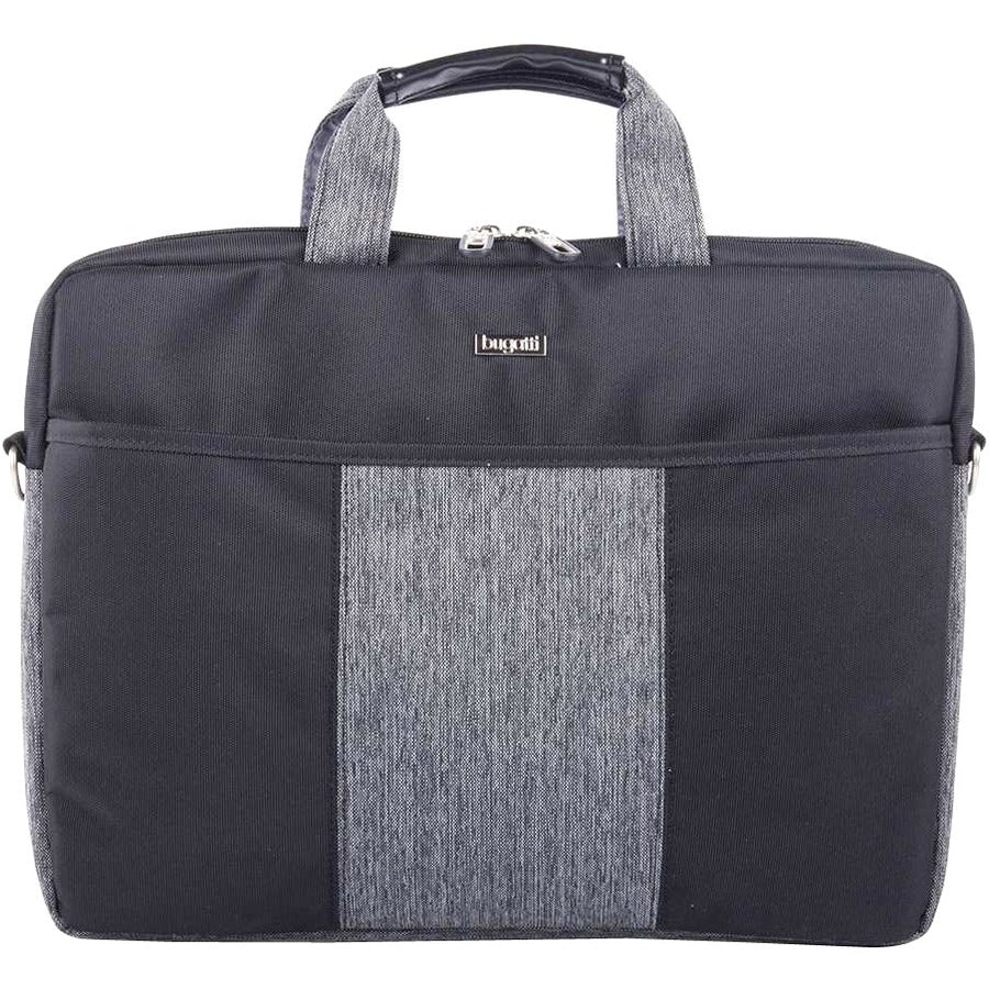bugatti Carrying Case (Briefcase) for 15.6" Notebook - Black, Gray