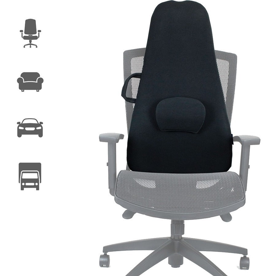 HoMedics ObusForme Highback Backrest Support — Black