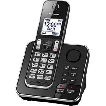 Panasonic KX-TGD390 DECT 6.0 1.93 GHz Cordless Phone - Black