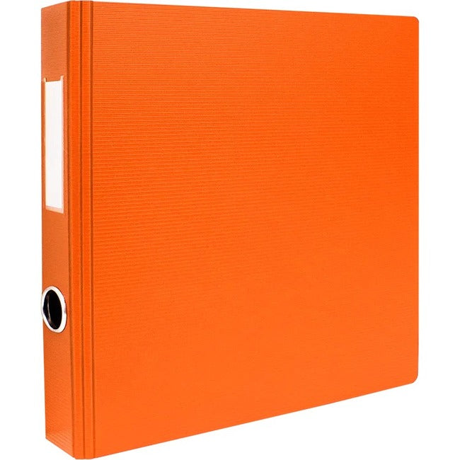 GEO 1.5" Textured Heavy-Duty D-Ring Binder, Orange