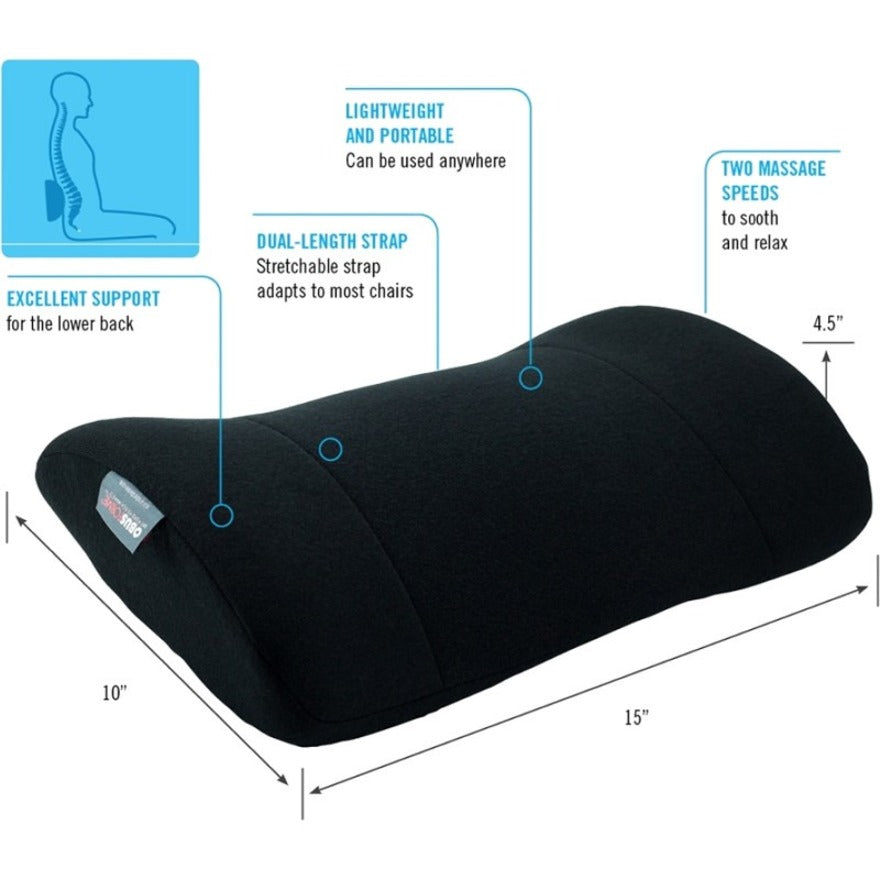 ObusForme Side-To-Side Lumbar Cushion with Massage