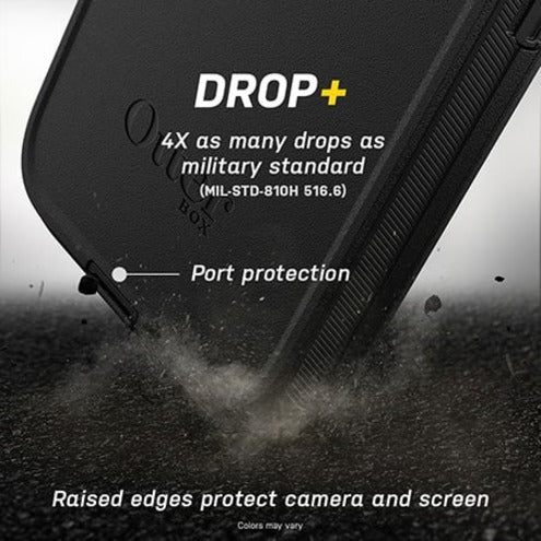 Étui de transport robuste OtterBox Defender (étui à clip ceinture) Apple iPhone 12 Pro, iPhone 12 Smartphone - Noir