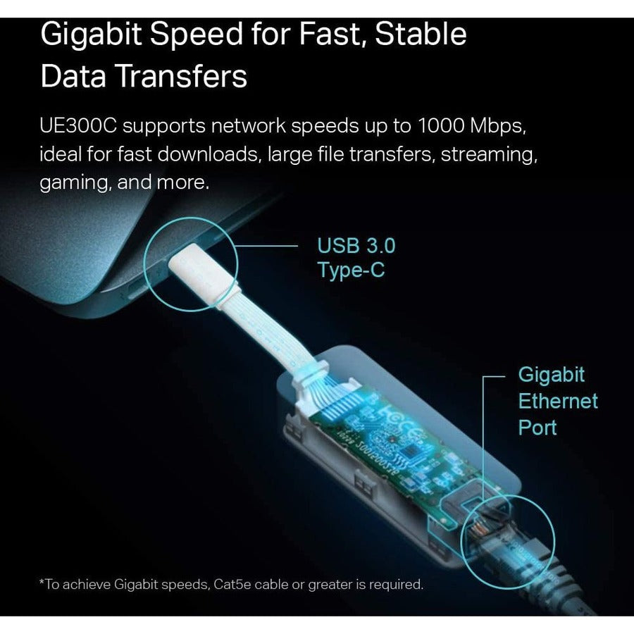 TP-Link USB Type-C to RJ45 Gigabit Ethernet Network Adapter