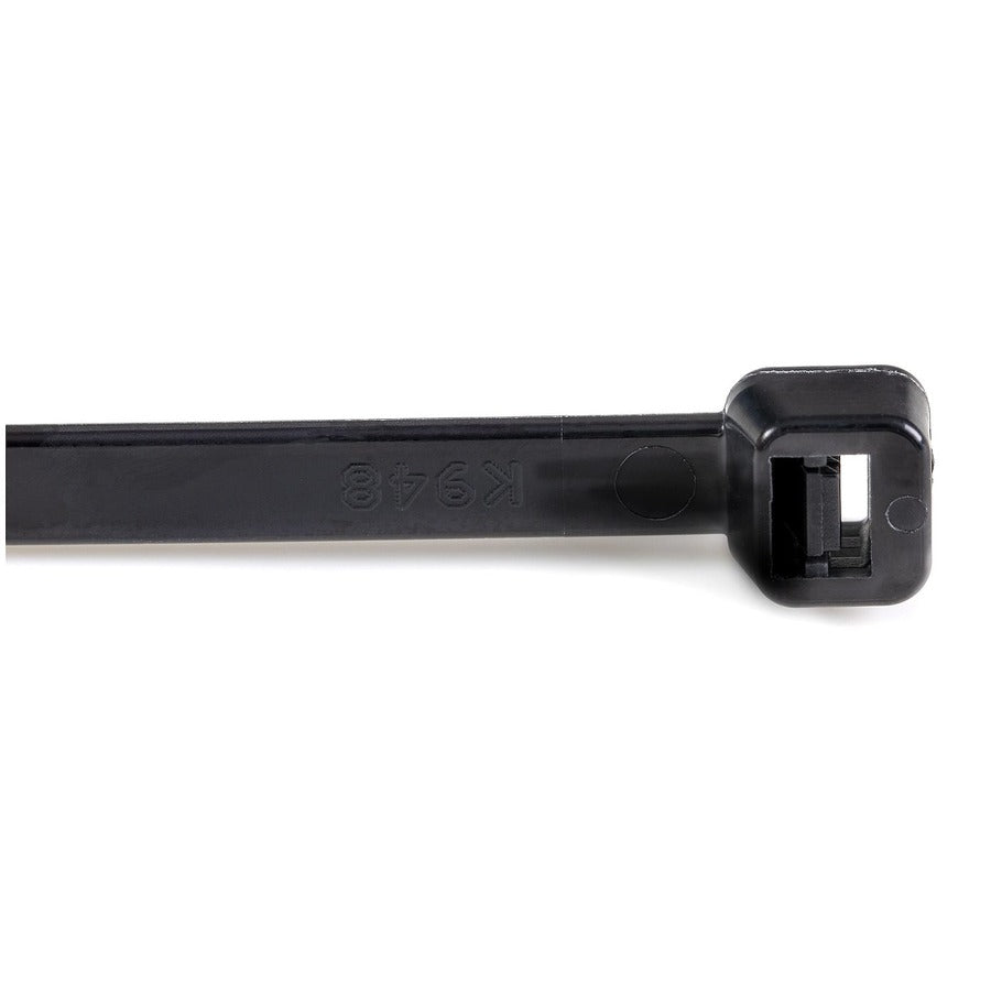 StarTech.com Cable Ties - 8" (20 cm), Nylon, Black, 100-Pack