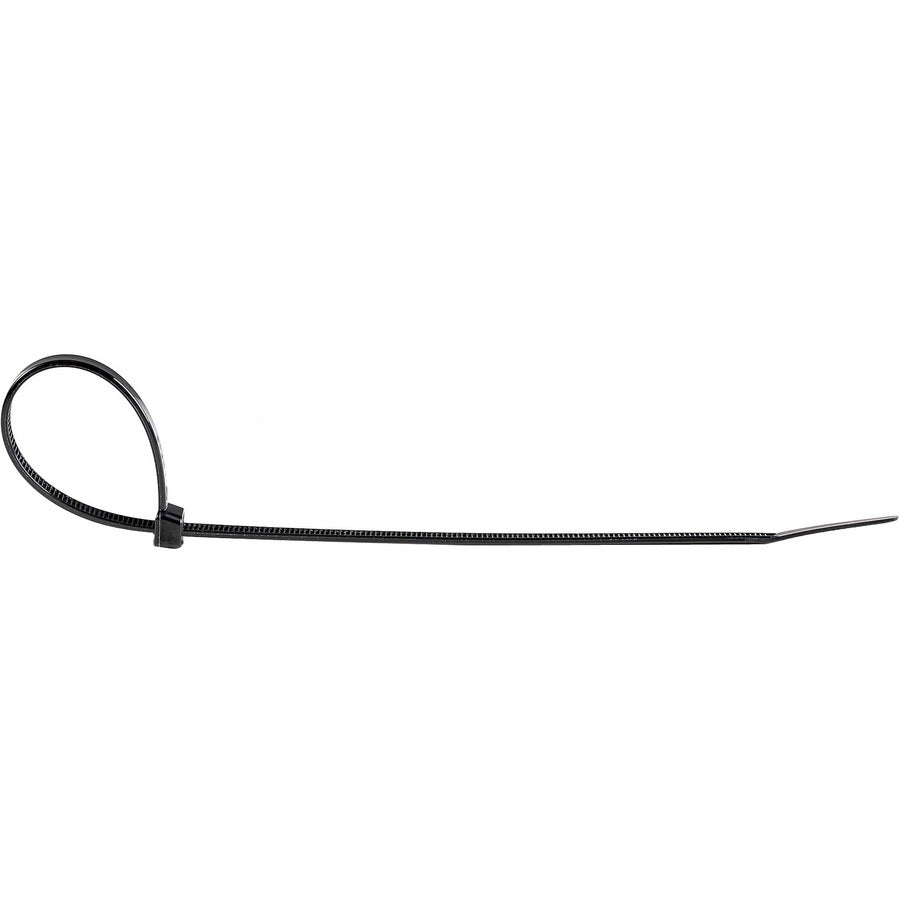 StarTech.com Cable Ties - 8" (20 cm), Nylon, Black, 100-Pack