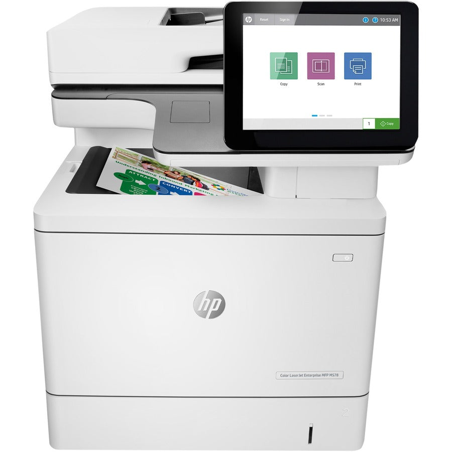 HP LaserJet M578DN Laser Multifunction Printer-Color