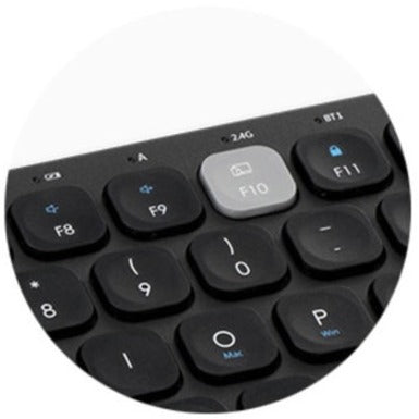 Clavier compact sans fil double connexion multi-appareils Kensington - Argent