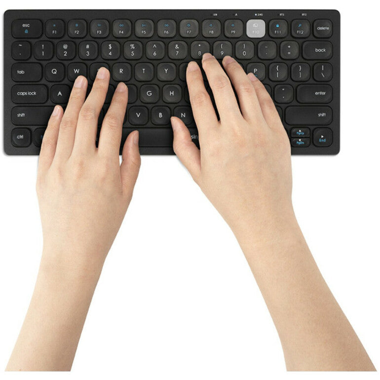 Clavier compact sans fil double connexion multi-appareils Kensington - Argent