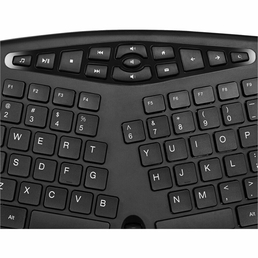 Adesso TruForm Media 1600 Wireless Ergonomic Keyboard & Optical Mouse