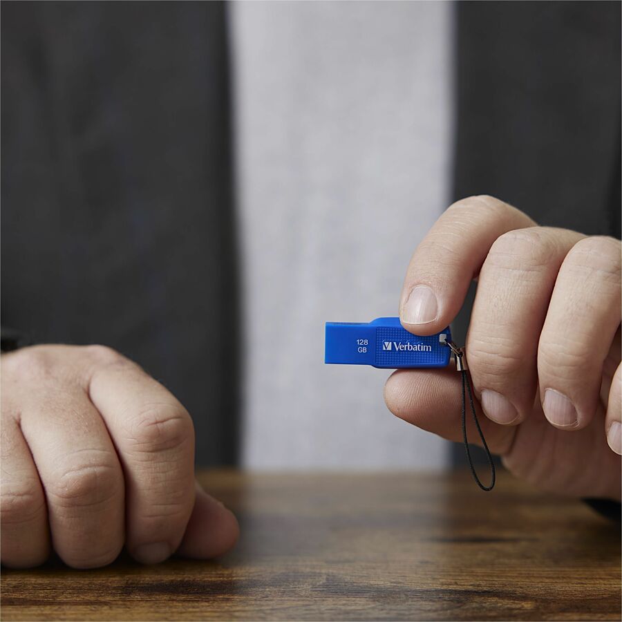 Clé USB 3.0 Ergo Verbatim 128 Go - Bleue