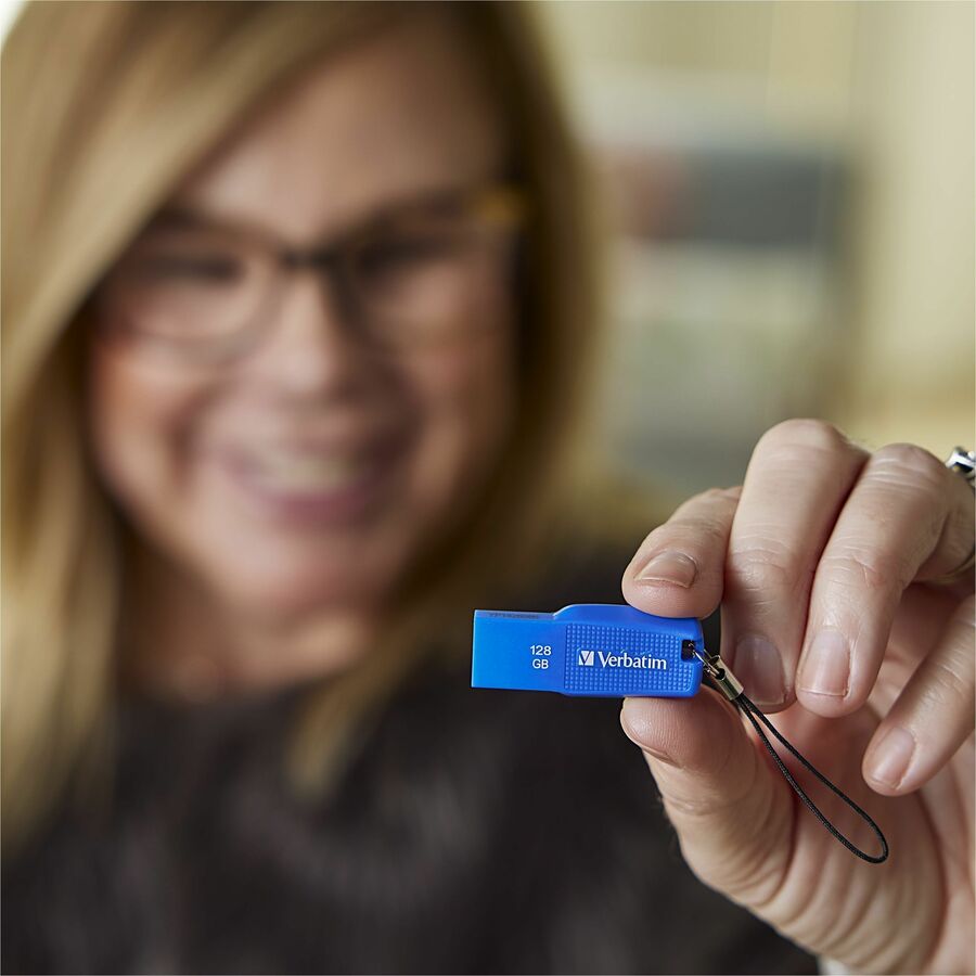 Clé USB 3.0 Ergo Verbatim 128 Go - Bleue