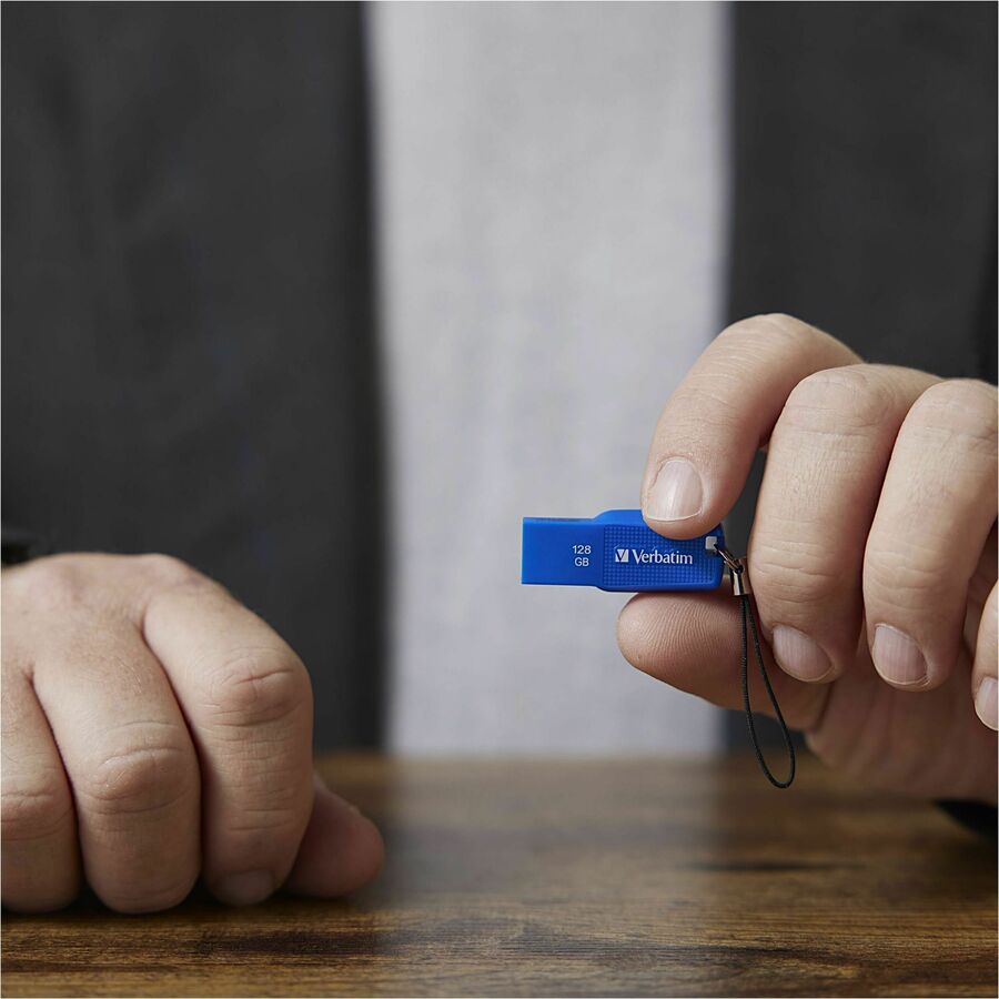 Clé USB 3.0 Ergo Verbatim 128 Go - Bleue