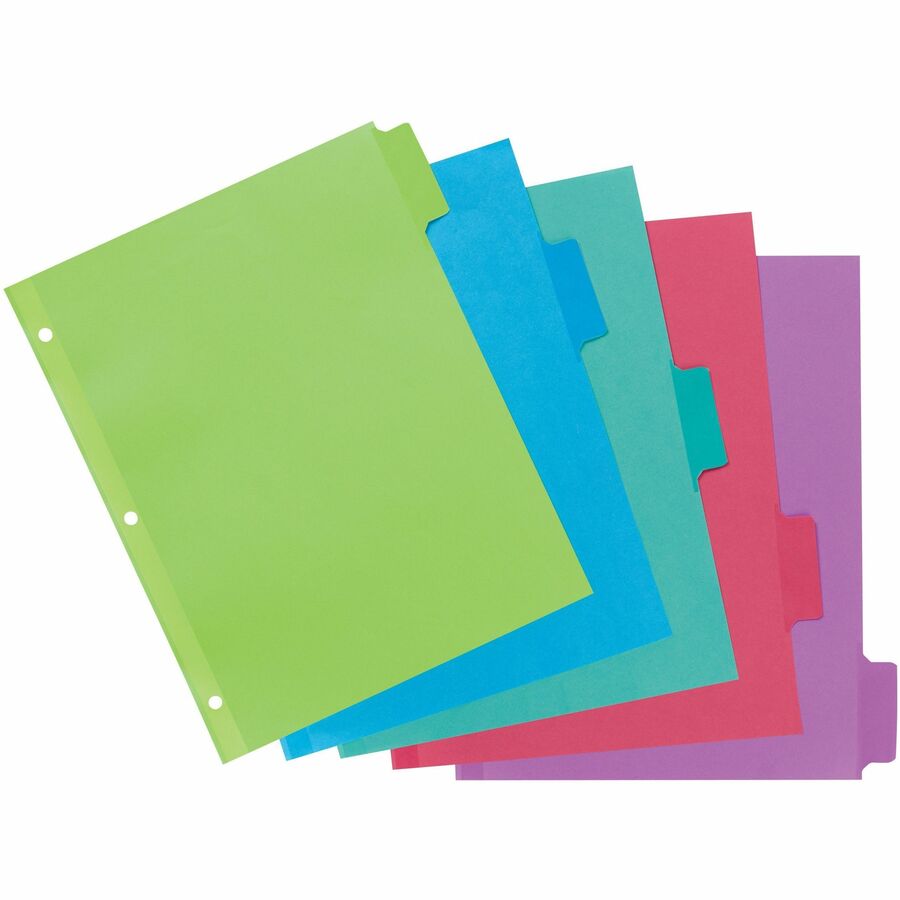 Avery® Big Tab„¢ Write & Erase Dividers 5 tabs, 1 set