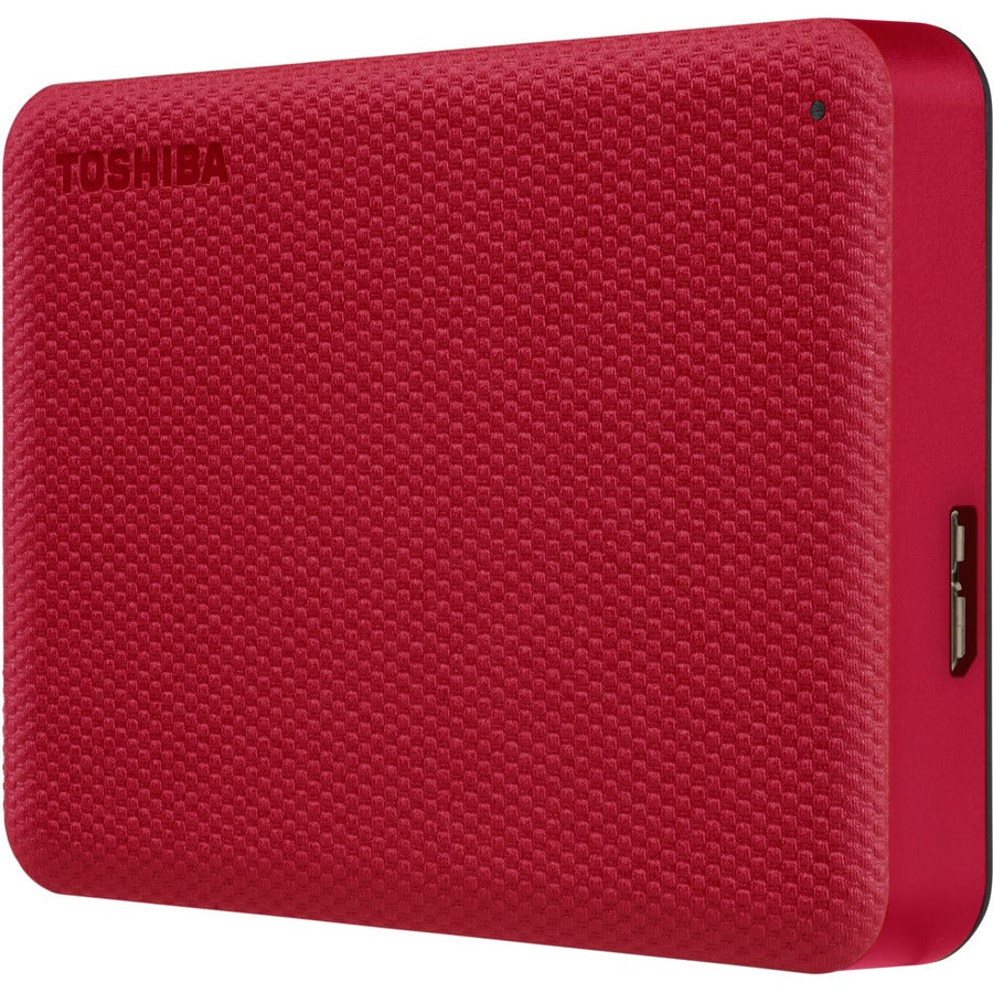 Toshiba Canvio Advance HDTCA40XR3CA 4 TB Portable Hard Drive - External - Red