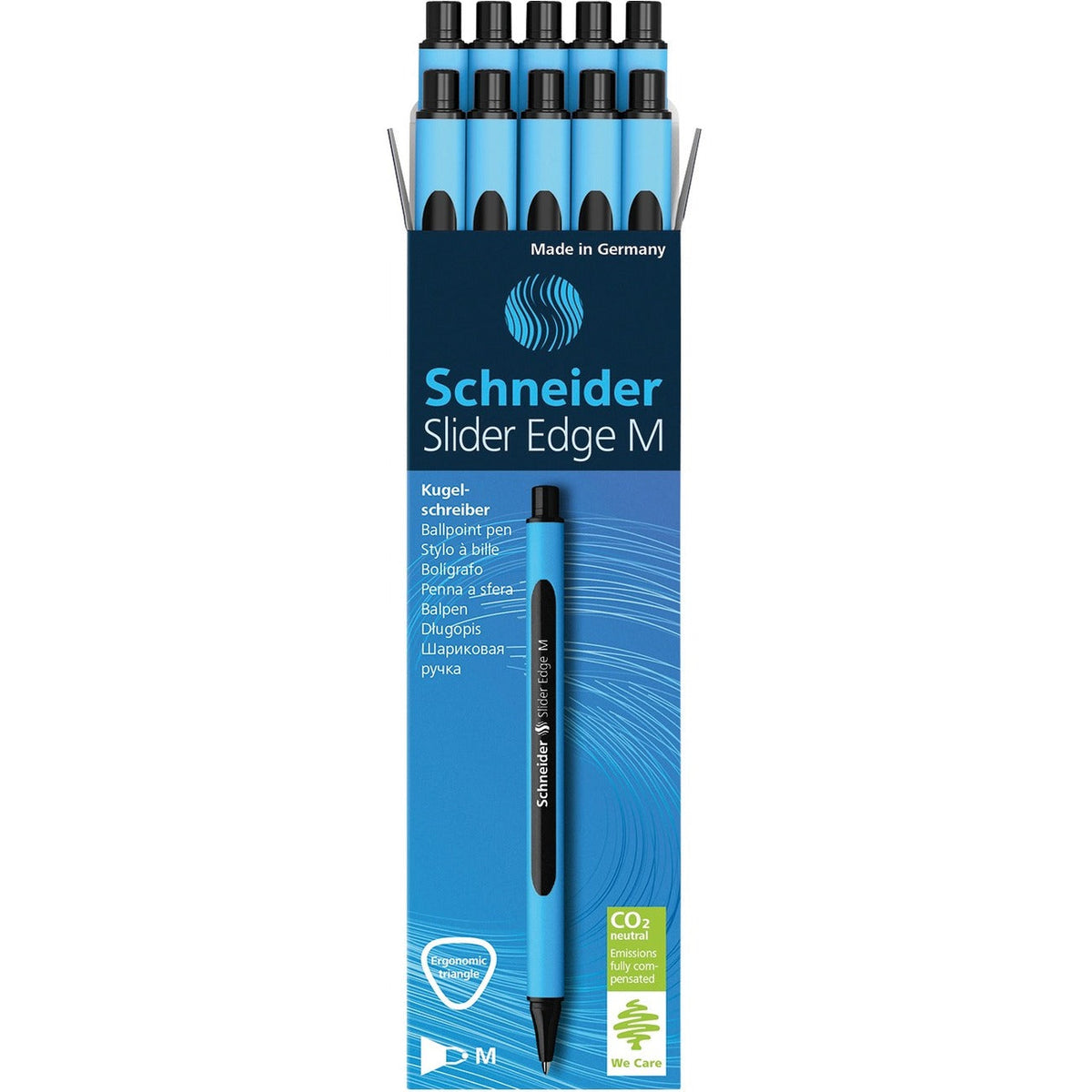 Schneider Slider Edge Ballpoint Pen, Medium, Black