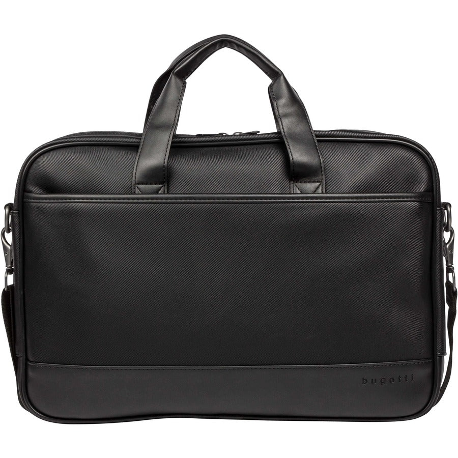 bugatti Gin & Twill Carrying Case (Briefcase) for 15.6" Notebook, Smartphone, Key - Black