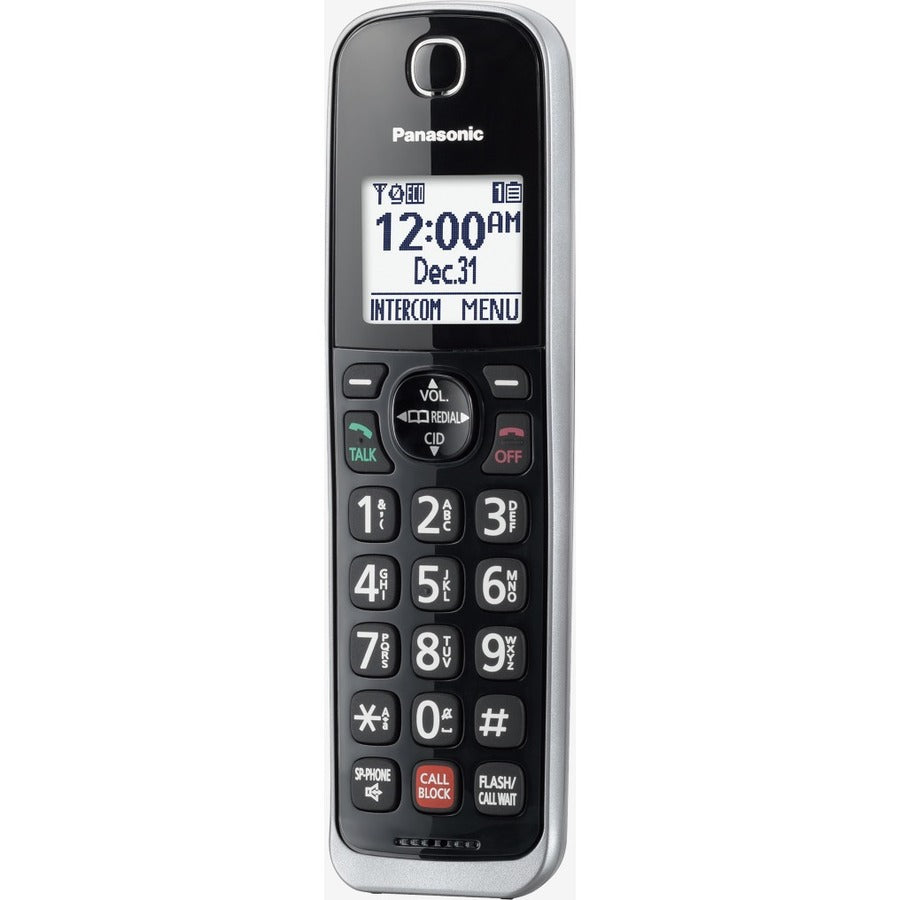Panasonic KX-TGF872B DECT 6.0 Corded/Cordless Phone - Black