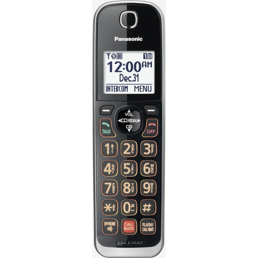 Panasonic KX-TGF872B DECT 6.0 Corded/Cordless Phone - Black