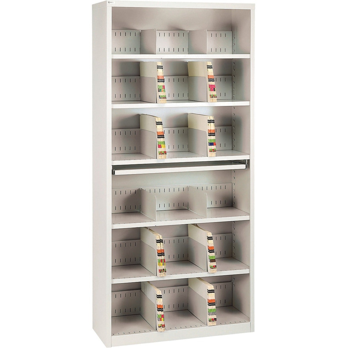Perfix Filing Shelving - Beige, Adjustable Shelves
