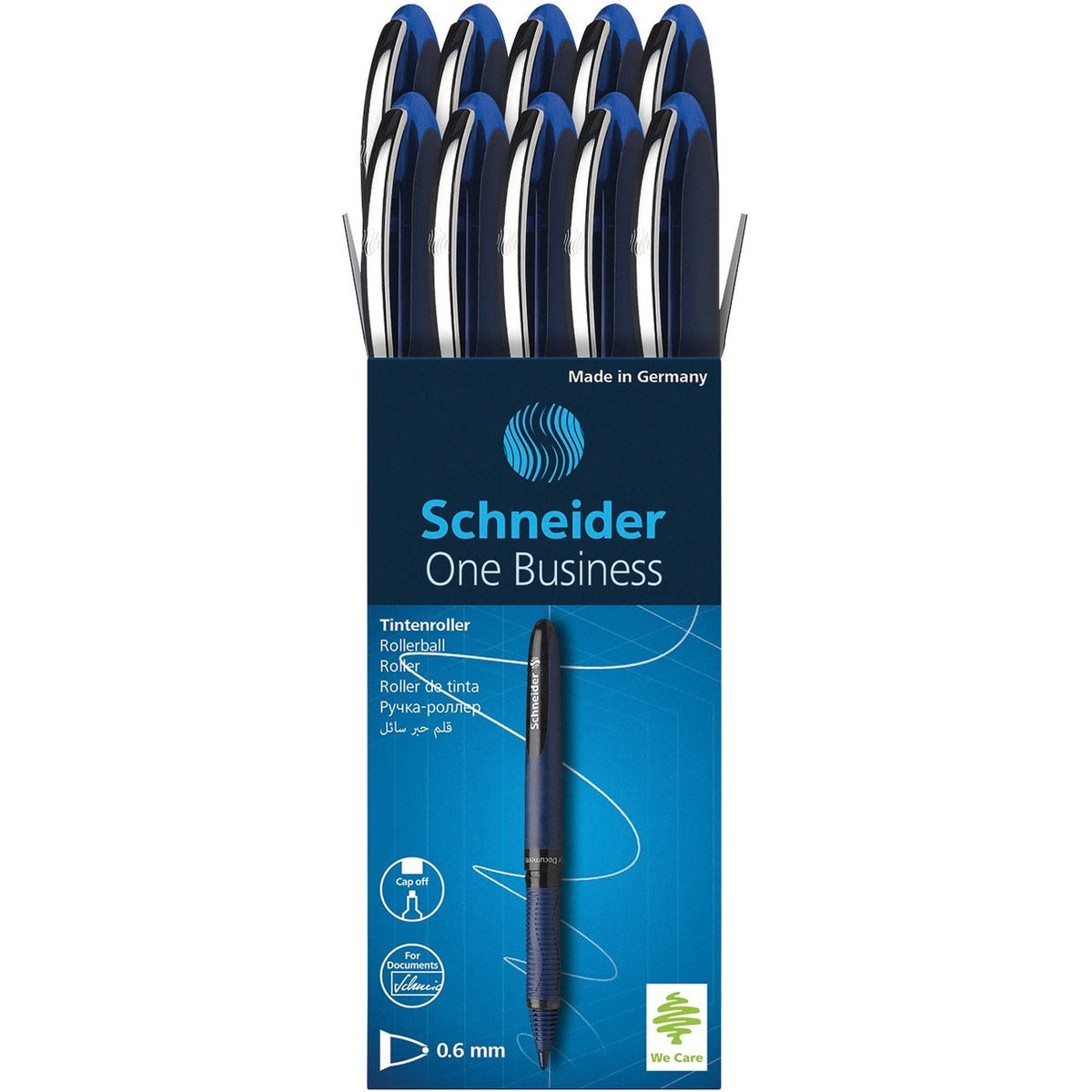 Schneider One Business Rollerball Pen, Blue