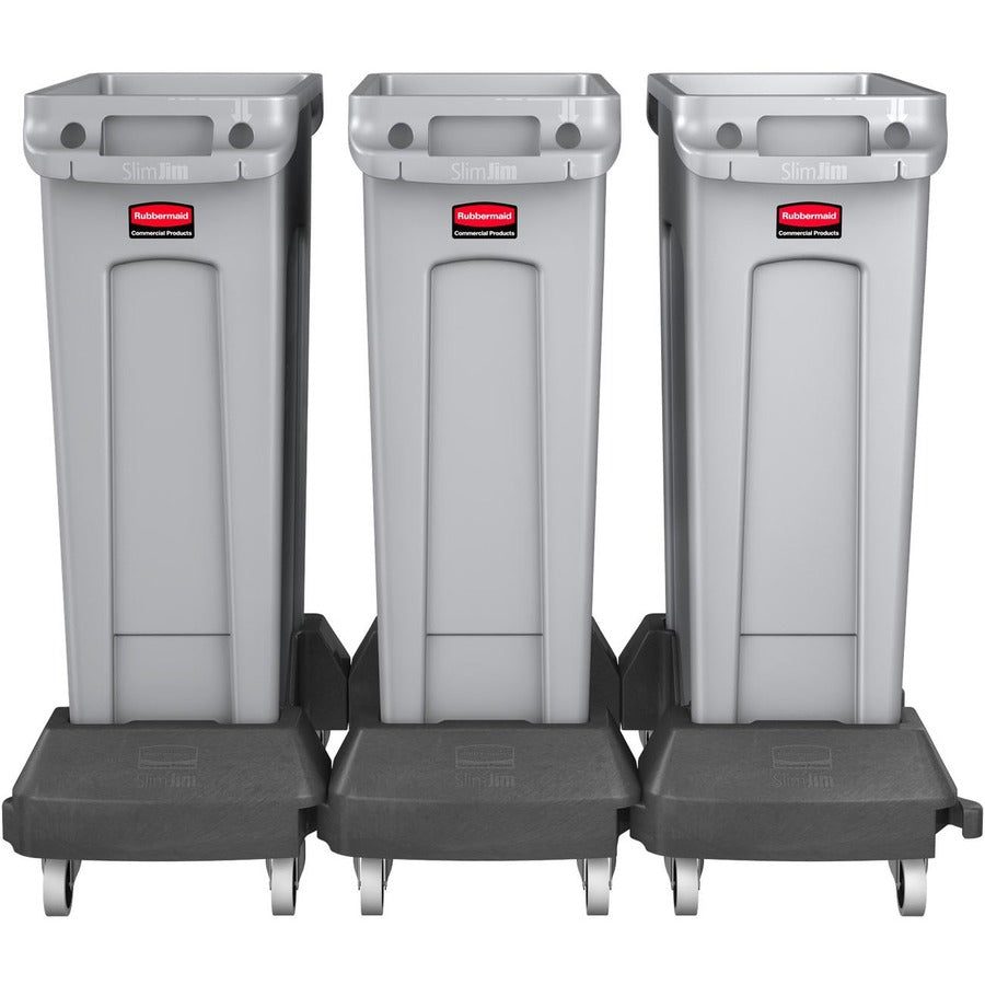 Rubbermaid Commercial Slim Jim Trainable Dolly