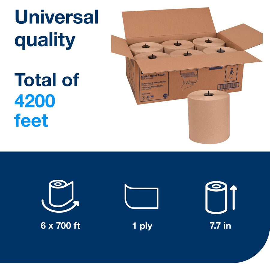 TORK Tork Matic Hand Towel Roll Natural H1