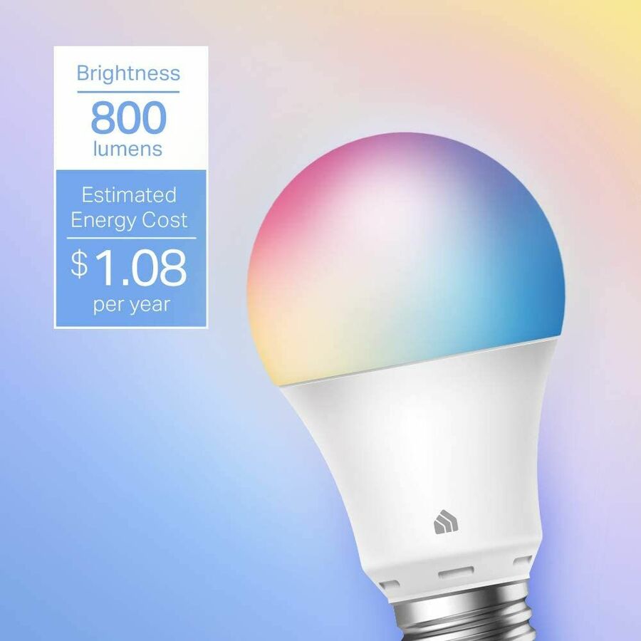 Kasa Smart WiFi Light Bulb, Multicolor - 4 Pack