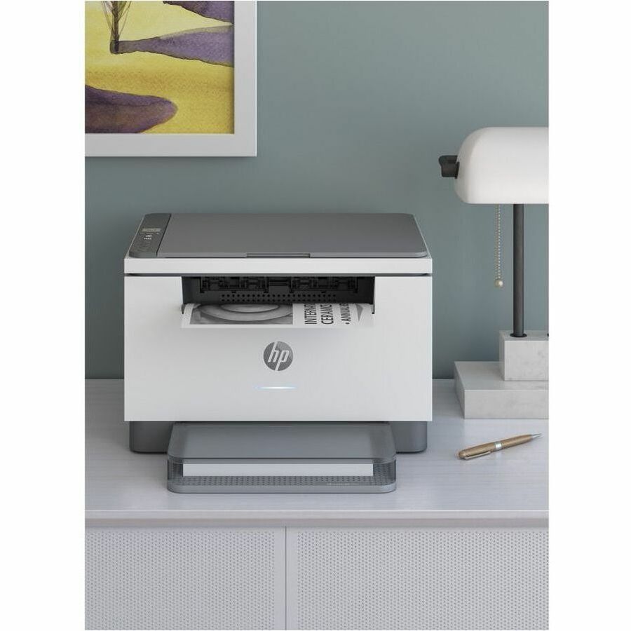 HP LaserJet M234dwe Laser Multifunction Printer-Monochrome-Copier/Scanner-30 ppm Mono Print-600x600 dpi Print-Automatic Duplex Print-20000 Pages-150 sheets Input-Color Flatbed Scanner-600 dpi Optical