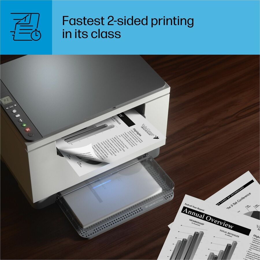 HP LaserJet M234dw Laser Multifunction Printer-Monochrome-Copier/Scanner-30 ppm Mono Print-600x600 dpi Print-Automatic Duplex Print-20000 Pages-150 sheets Input-Color Flatbed Scanner-600 dpi Optical
